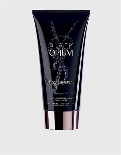 black opium shimmering moisture fluid for the body|black opium moisturizer.